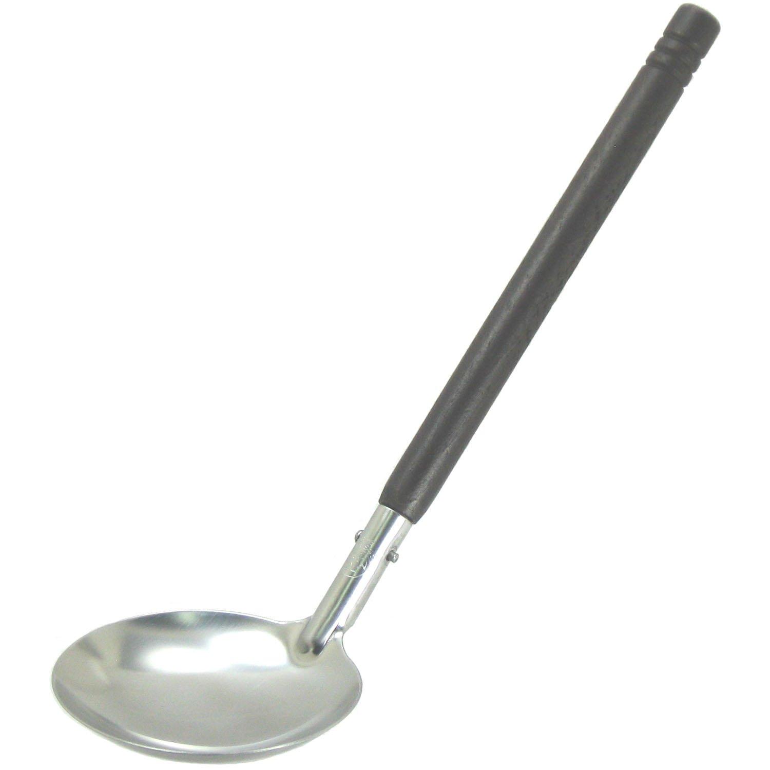 Nagao Wooden Handle Tabletop Stainless Made in Japan Ladle, 18-8 Steel,