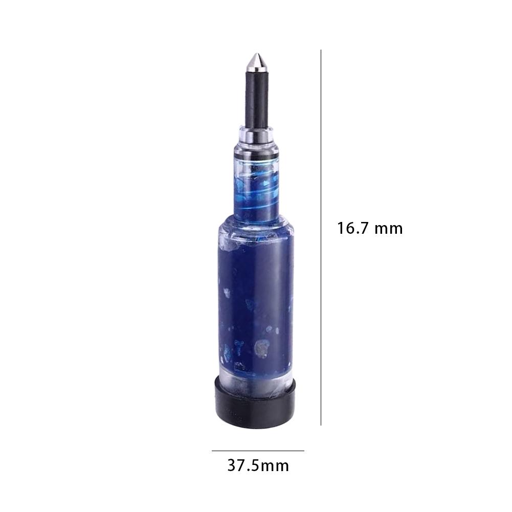 Chainsaw Guide Bar Grease Gun Hand Push Oiler Transparent Lubrication Pen for Chain Saw Nose Plate Maintenance Hand Tools