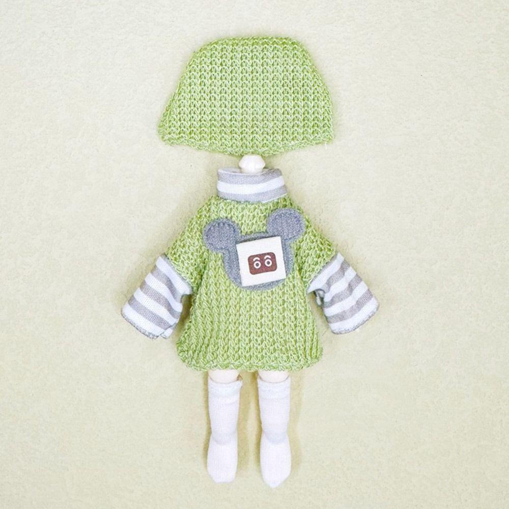 18 Styles High-end Dress Up Children DIY Girls T-shirt Pants Doll Skirt  16~17cm Doll/1/8 BJD Doll
