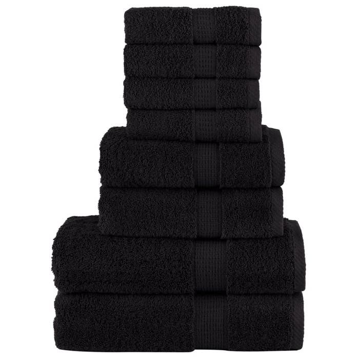 VidaXL Superior Quality Towel Set 8 Pcs, Hand Towels, Shower Towels, Bath Sheets, Towels 137548