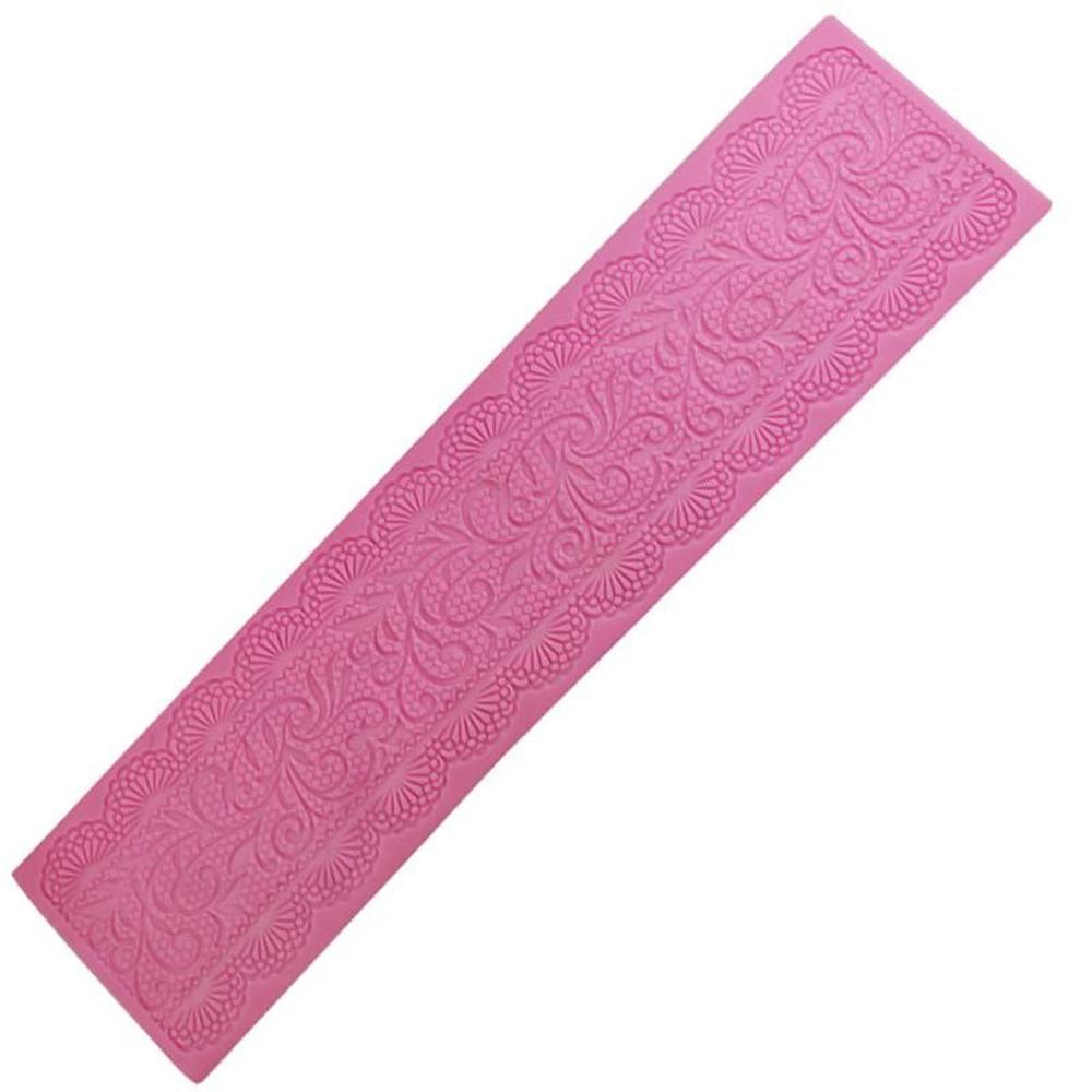 Lace Flower Wedding Cake Silicone Beautiful Fondant Mold Mousse Icing Mat Pad Pastry Baking Tool