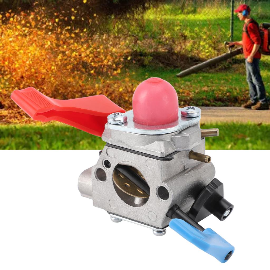Leaf Blower Carburetor Wear Proof Aluminum Engine Carb Kit for PVB20LE 530071458 WT 606 WT 784 C1Q W11, for Extended Lifespan