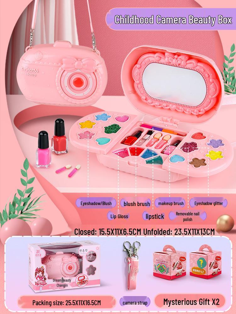Princess Makeup Toy Set for Girls – Pretend Play Cosmetics and Dress-Up Gift