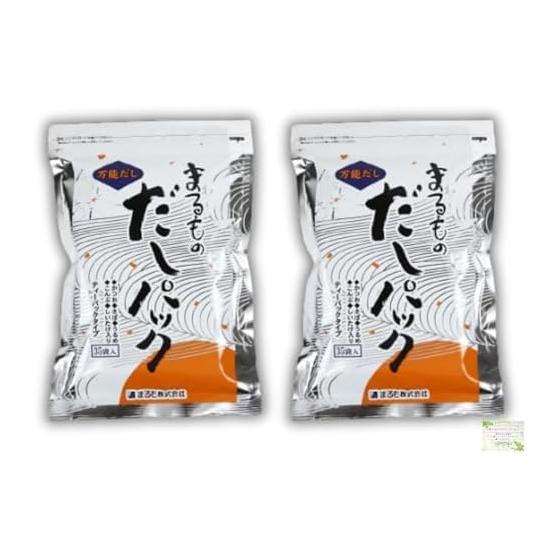 [Sold as a set of 2 bags] Large round dashi pack 484g (8.8g x 55 bags) All-purpose dashi Japanese-style dashi soup pack Convenient zippered bag Comes