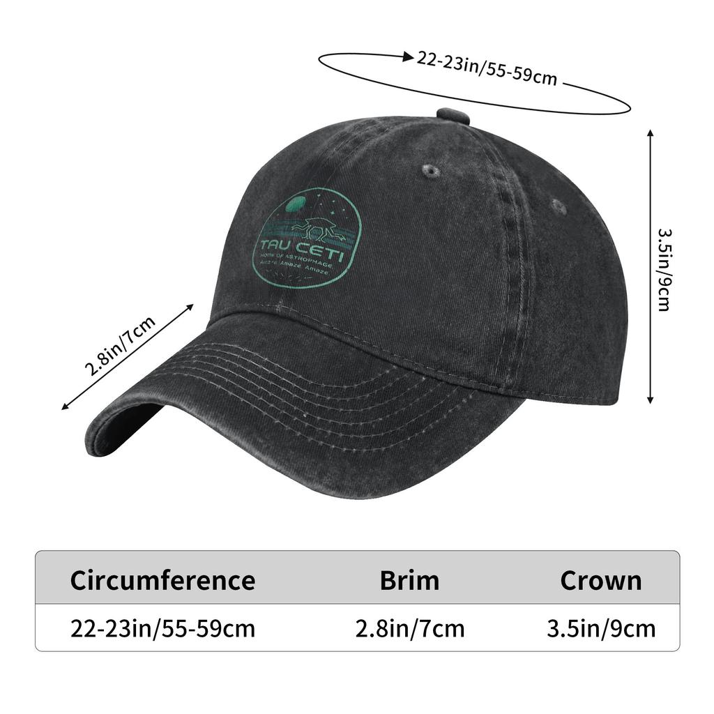 Project Hail Mary College University Baseball Cap Vintage Distressed Washed Sun Cap Unisex All Seasons Travel Adjustable Cap