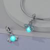 Copper Charms Luminous Beads Firefly Chameleon Fit Original Bracelet Pendant Diy For Woman Jewelry