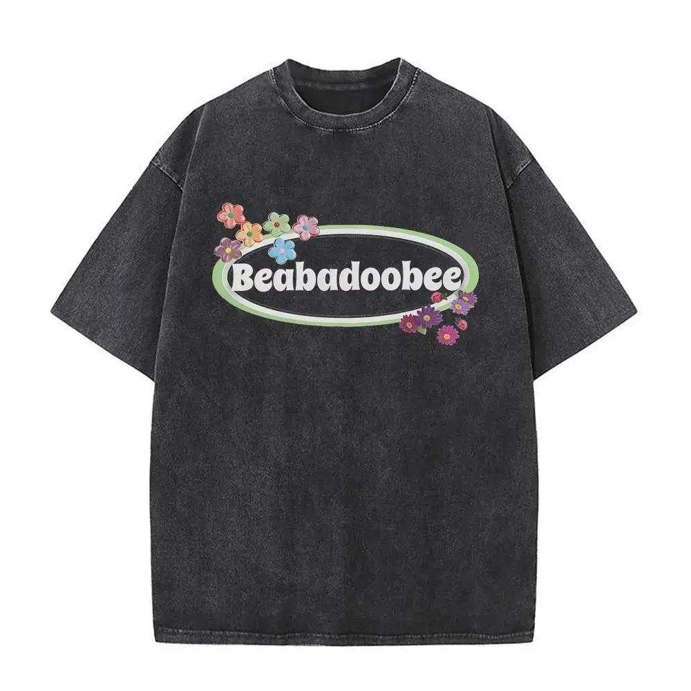 Hot Sale Singer Beabadoobee Graphic Print TShirt Men Women Vintage Washed Cotton Streetwear Fashion Oversize Top Summer New Top
