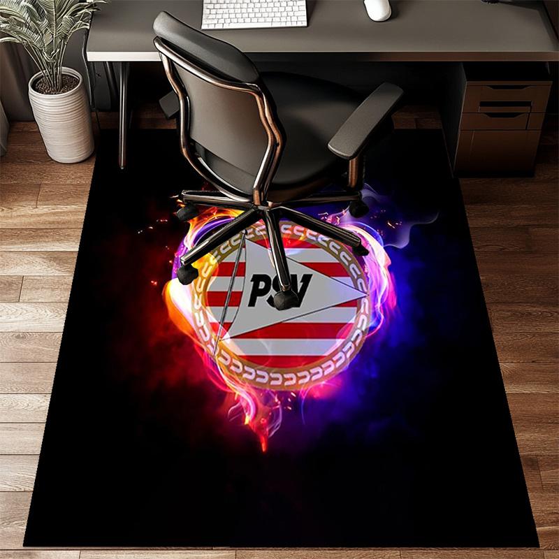 Psv Eindhoven Crest Rug Game Carpet, Floor Mat for Bedroom Living Room Entryway Rug, Home Decor Idea Gift for Christmas birthday