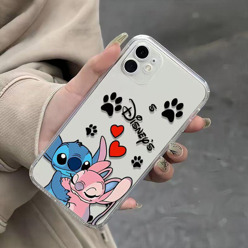 Stitch Cartoon Phone Case for iPhone 14/15/16 Pro Max/17