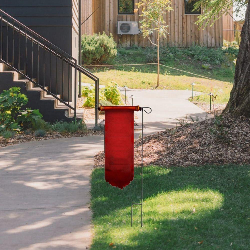 Stable Garden Flag Pole Holder Detachable Garden Flags Stand Garden Banner Pole Stands  Lawn