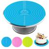 Dough Fondant Non-stick with Size Scale Silicone Baking Mat 12inch Cake Turntable Pad Rolling Mat