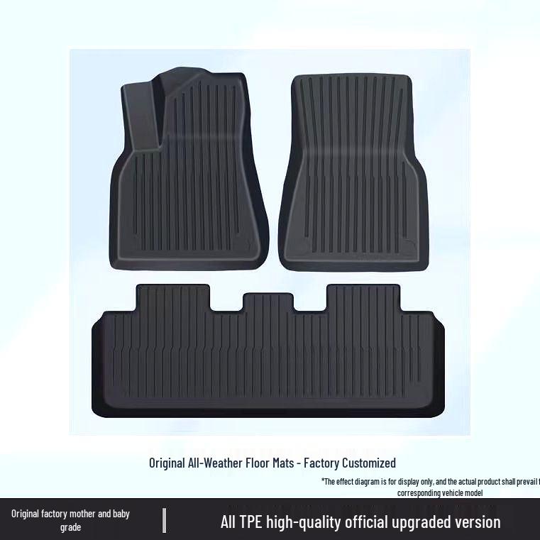 Tesla Model 3/Y Full Surround TPE Floor Mat - Interior Modification Accessories