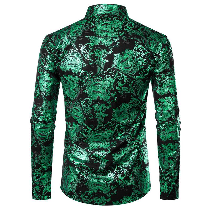Fashion Comfortable 2024 New 3d Printed Floral Pattern Shirt Beach Sun Casual Slim Fit Fashion Mens Shirt Long Sleeve Shirt