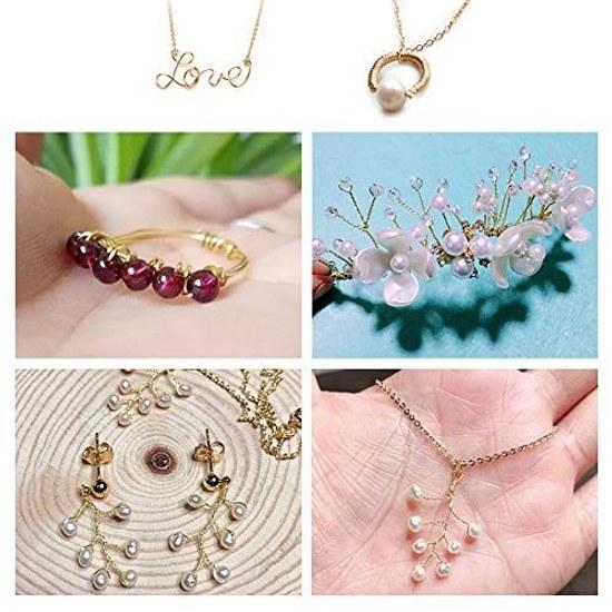 Accessory wire diameter 0.5mm 2 rolls total 20m craft copper art parts handicraft supplies DIY handmade silver + gold