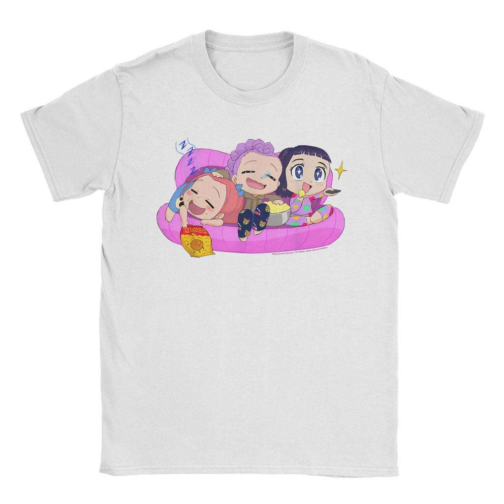 Nadměrné tričko Demon Hunters Chibi Huntrx Relaxuje na gauči Bavlněná trička Tričko pro muže Letní top s krátkým rukávem Trička