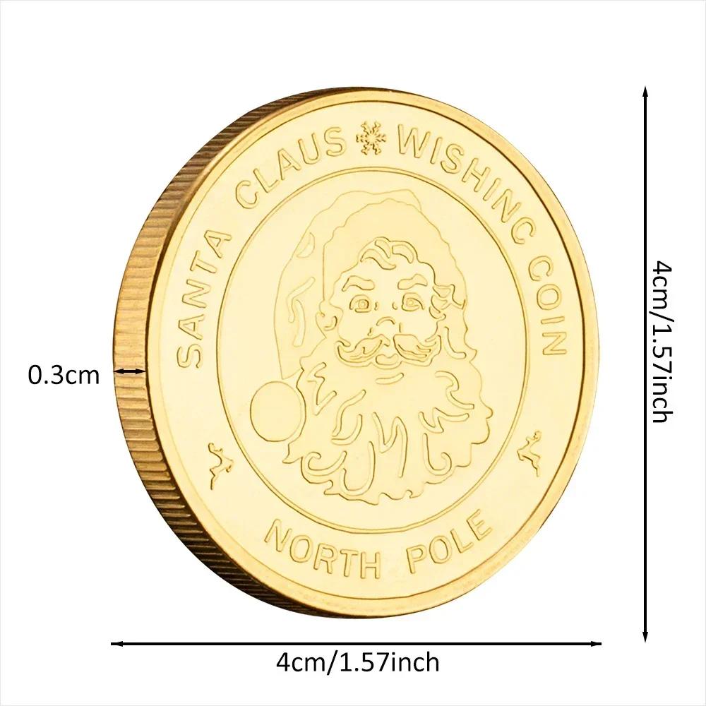 Souvenir Coin Merry Christmas Commemorative Coins Collection Metal Crafts