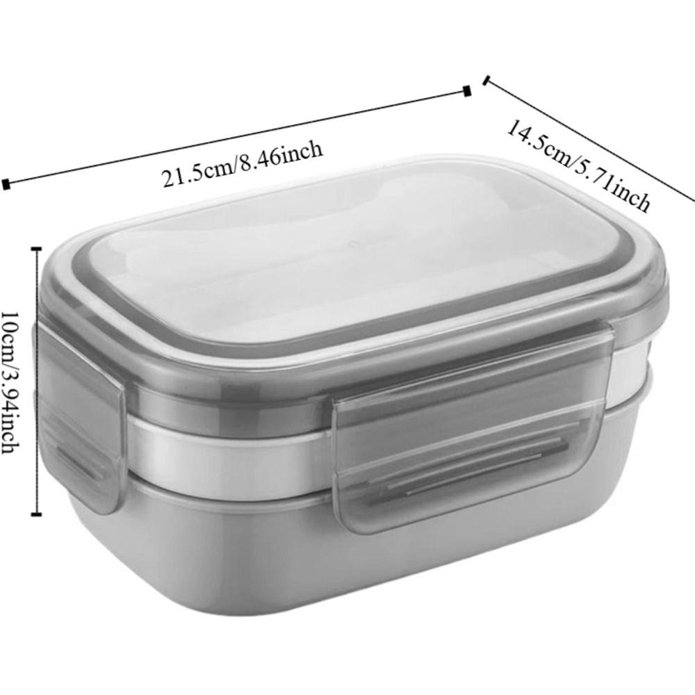 Leak-Proof Lunch Container Heat Resistant Food Storage Box Microwavable Student Lunchbox  Snack