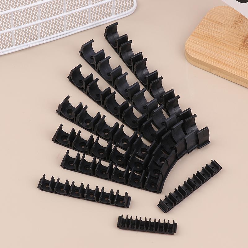 Pneumatic Tube Air Hose Fixing Clamp 6 Way 4/6/8/10/12/14/16/18/20Mm Water Pipe Holder Gas Compressor Tubing Diversion Flow Clip