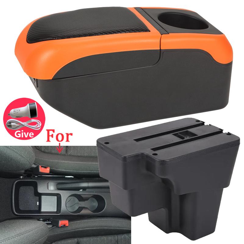 For KIA RIO Armrest Box For KIA STONIC KIA Rio Lx Cerato Car Armrest Retrofit Part Storage Box Car Accessorie South America