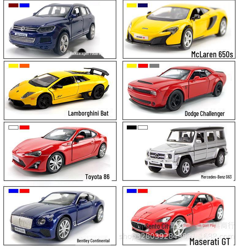 1:36 Porsche 911, 918, Cayenne, and Panamera Alloy Model Toy Car for Kids