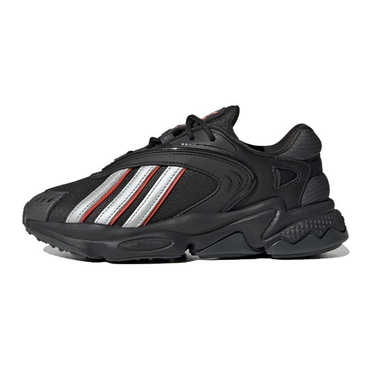 Adidas Originals Oztral Low-Top Sports Casual Shoes Kids Sneakers Black Silver HR0265
