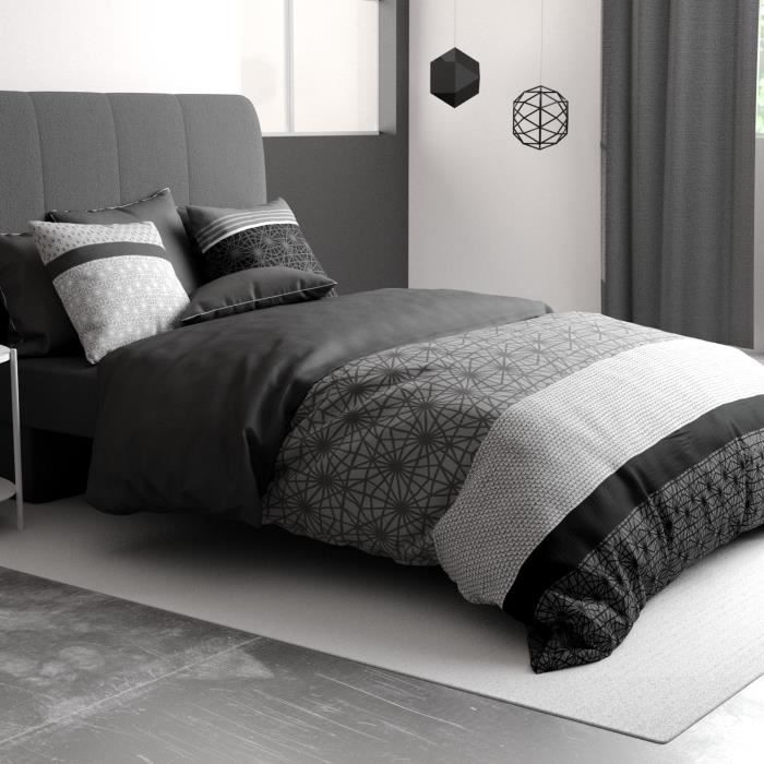 Duvet Cover Bedding Set with Pillowcase 100% Cotton 57 Threads Sandro 220x240 Cm