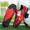 Youth Adult Men's and Large Size Football Shoes Lace-Up Men's TF Broken Nails Elementary School Student Competition AG Long Nails Older Children