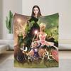 Wicked 2 Musical Movie Glinda Poster Soft Warm Blanket Plush Throw Blanket Novelty Home Decor Flannel Bedspread Sofa Bed Cover