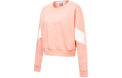 Sweatshirts Women's Pink Crew Neck Moderate Regular 845607-26