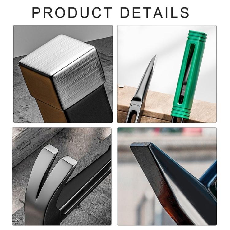 Multipurpose Craftsmen Building Hammer Tool with Ergonomic Nonslip Handle for Woodworking Renovations Outdoor Indoor Use