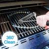 1PC Stainless Steel Wire Barbecue Cleaning Brush with Long Handle Y-shaped Curly Brush Non-stick Barbecue Cleaning Brush