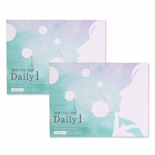 Daily1 Mouthwash Stick Type Oral Care Whitening with Xylitol and Menthol (2-Box Set) From Kokoro