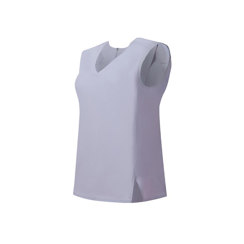 FILA Urban Explore Simple Comfortable Versatile Tank Top Women tops Light-Gray Purple A11W638108FPU