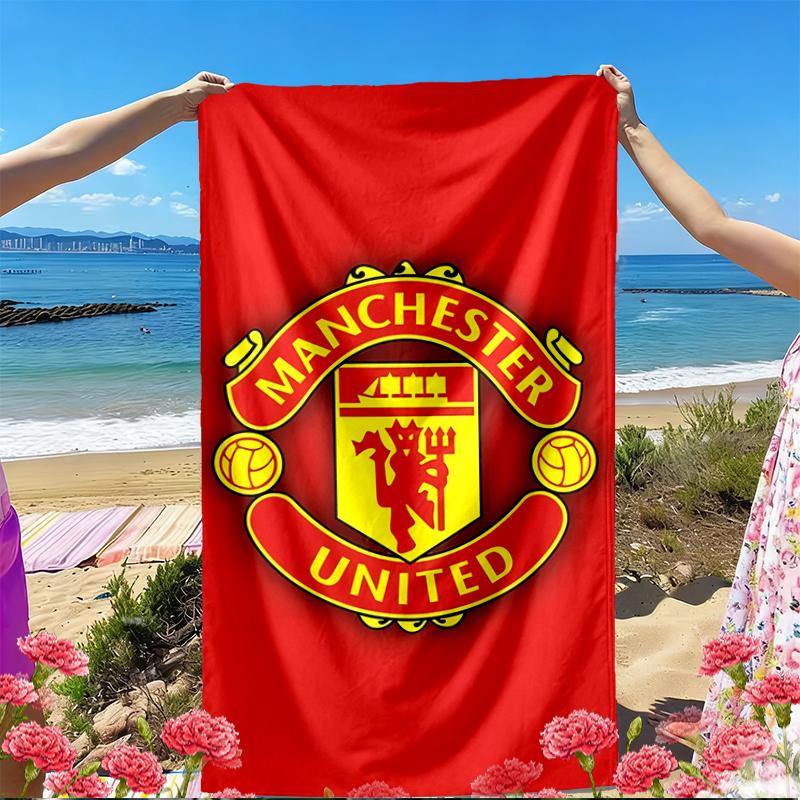 Football team.C Print Beach Towel, Versatile Lightweight Absorbent Beach Towel for Pool Surf Yoga Bathroom, Perfect Birthday Holiday Gift