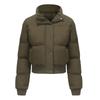 Turtleneck loose casual cotton-padded bread suit