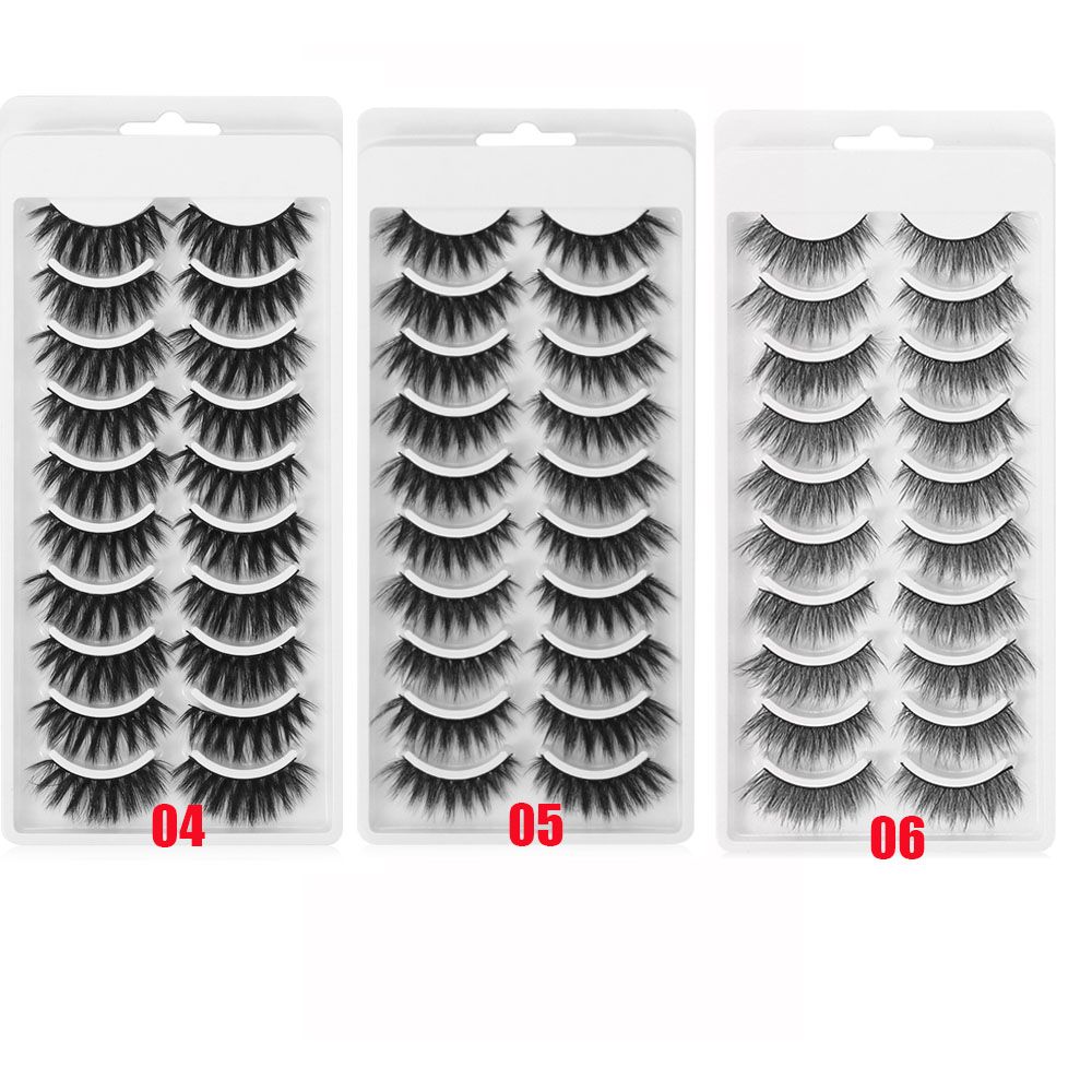 Натуральные длинные накладные ресницы ручной работы без жестокости, 3D ...