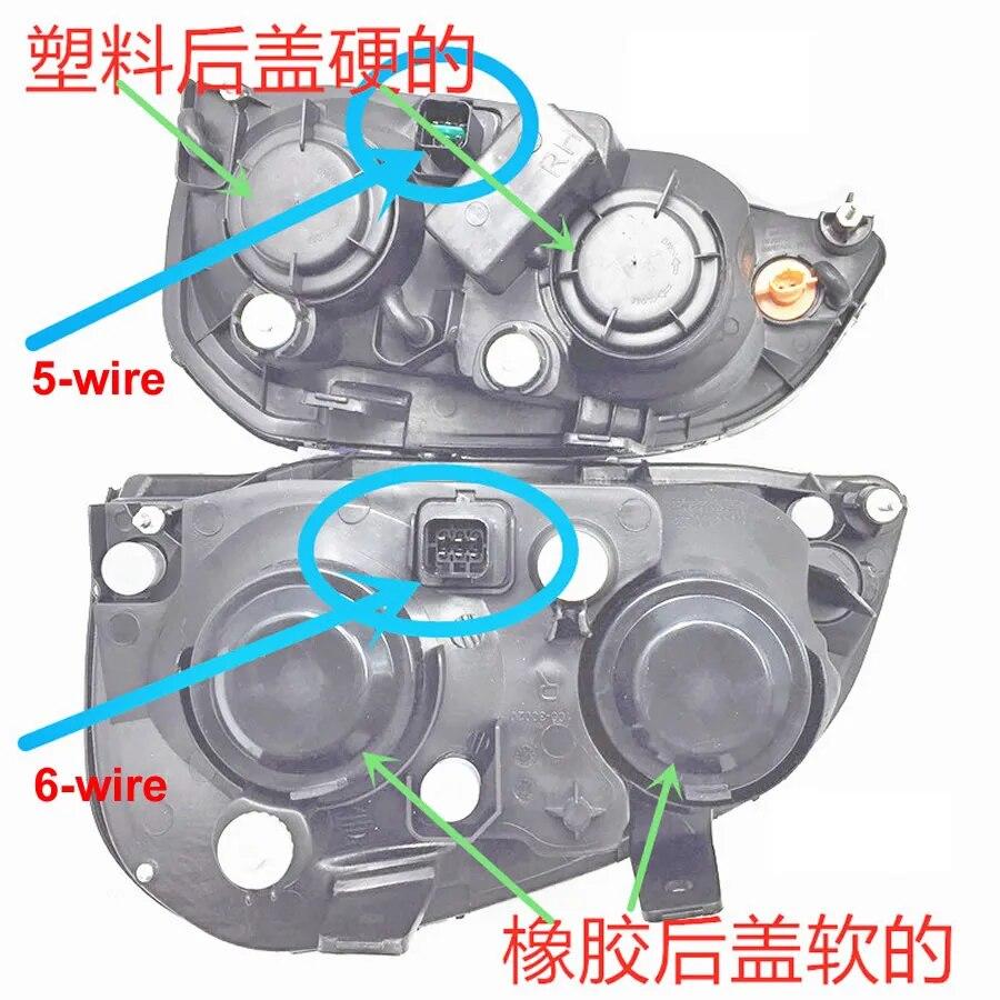 For Buick Excelle 2003-2007 Headlight Bulb Dust Cover Waterproof Dustproof Lengthened Headlamp Rear Shell Seal Cap 58mm 75mm