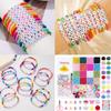 4mm Glass Beads Bracelets Craft Set With Assorted Color Safe Materials for Jewelry Making and Kids Art Projects