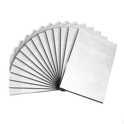 15 Stück Auto Schalldämmmatte Dämpfer Schaumstoff 25cm x 40cm Hitzeschutz Schalldämmung