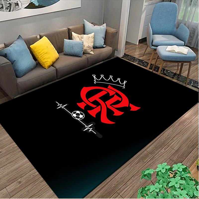 1 Stück Teppich für den Boden, geeignet für Büro, Rangers FC Teppich, Vielseitiger bedruckter Stuhlunterlage, Langlebiger Teppich für Zuhause und Sofa