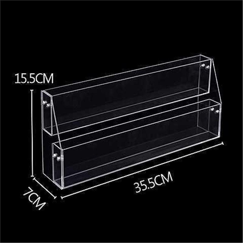 Multifunctional Acrylic Display: Booklet Rack, Pen Holder, Notebook & Magazine Organizer, Greeting Card Stand.