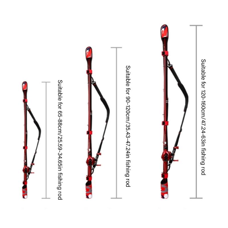 Fishing Sleeves Belt Rod Protector Adjustable Rod Cover Protector Fishing Rod Socks Carrying Strap Easy to Carry