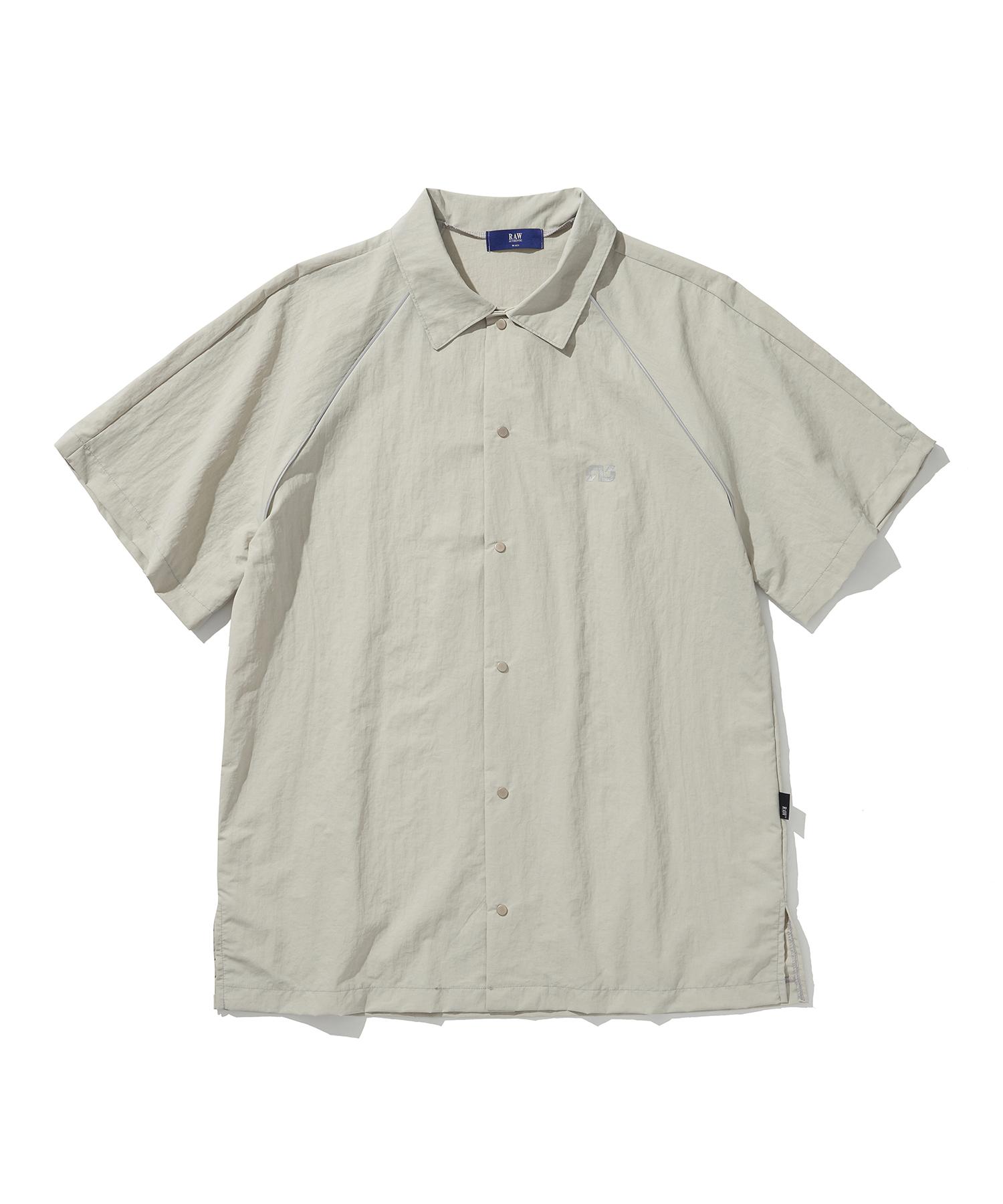 Row Lab Scotchline Nylon Snap Shirt (Grey) L