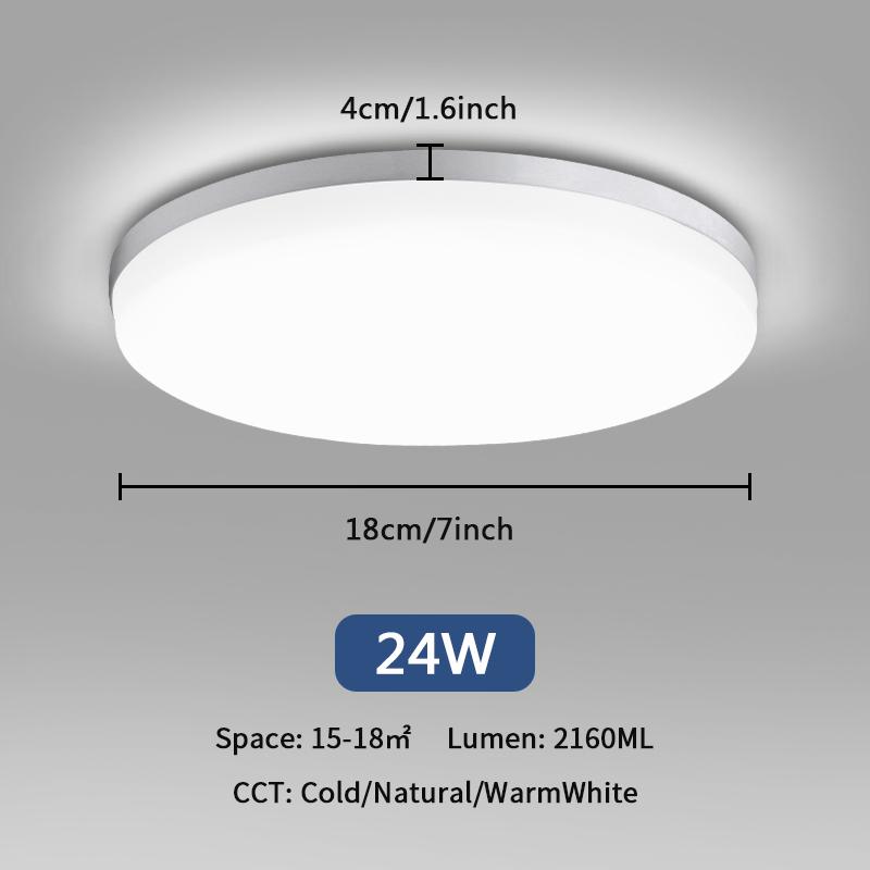 Quadratische LED-Deckenleuchte 18W 24W 36W 48W Deckenleuchten Schlafzimmer Leuchte Led-Panel Lampe für Wohnzimmer Küche Foyer