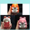 Pingente de Celular Hamster Fofo Squishy com Espuma PU para Alívio do Estresse e Uso como Presente