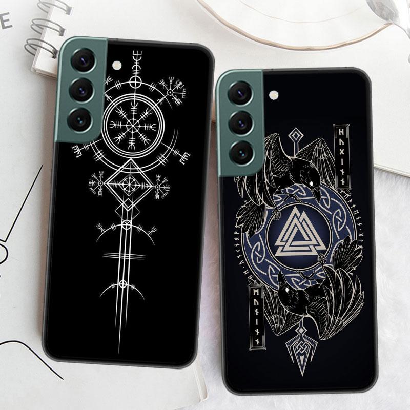 Nordic Norse Phone Case For Samsung Galaxy S22 S25 Ultra S21 S10 Plus S26 Edge S20 S23 S24 FE Cover Silicone Soft TPU Clear