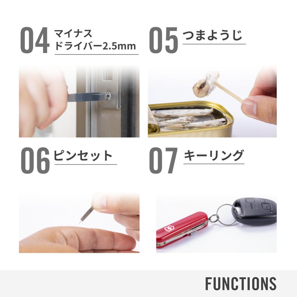 Victorinox סכין שוויצרית Rambler לקמפינג וכוללת מברג פיליפס מגנטי ועם 10 פונקציות סכין, רב-תכליתית לשטח,