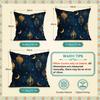 Ramadhan festival blue night starry sky Cushions Pillowcase Polyester Cushion Cover Throw Pillow Pillowcover Home Car Sofa Decor
