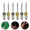 Welding Soldering Tips USB Soldering Iron Head Replacements Threaded Soldering Tip B C K Type For E10 Interface Soldering Iron