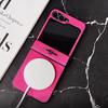 Fashion Ring Holder Bracket Magsafe Case for Samsung Galaxy Z Flip 6 5 4 3 Flip6 Magnetic Wireless Charge Stand Shockproof Cover